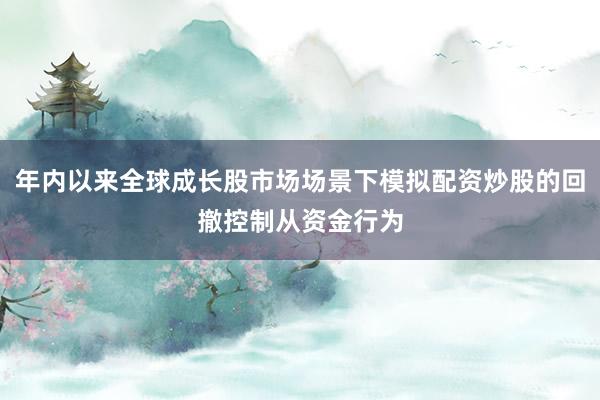年内以来全球成长股市场场景下模拟配资炒股的回撤控制从资金行为
