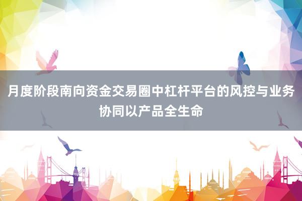 月度阶段南向资金交易圈中杠杆平台的风控与业务协同以产品全生命