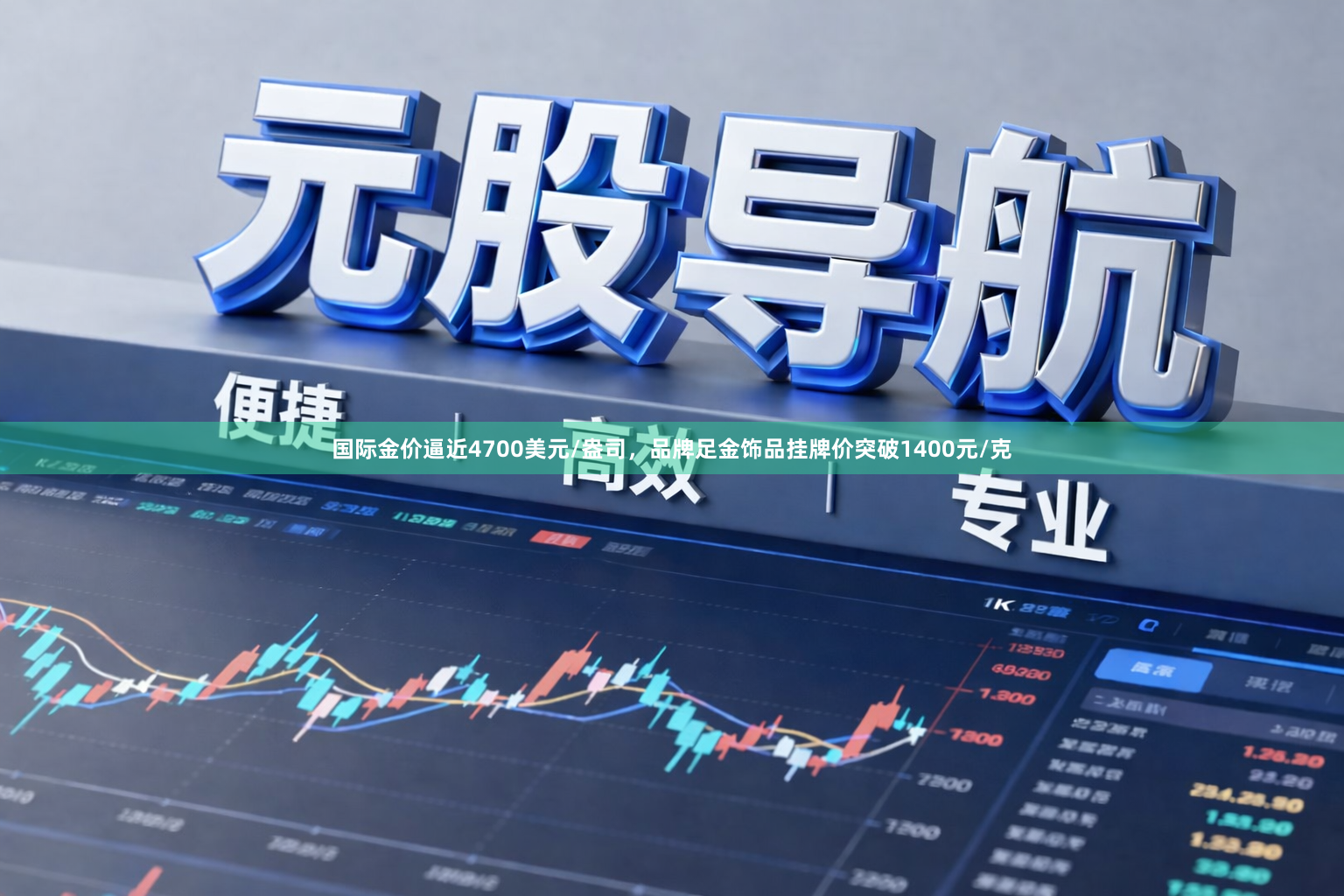 国际金价逼近4700美元/盎司，品牌足金饰品挂牌价突破1400元/克