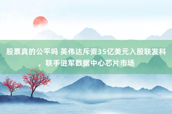 股票真的公平吗 英伟达斥资35亿美元入股联发科，联手进军数据中心芯片市场