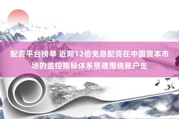 配资平台榜单 近期12倍免息配资在中国资本市场的监控指标体系搭建围绕账户生